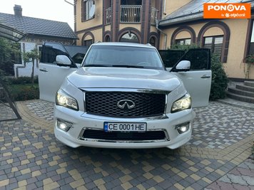 Infiniti QX80, 2015, Бензин, 5.55 л., 120 тис. км, Позашляховик / Кросовер, Білий, Чернівці Cars-Pr-262291 фото