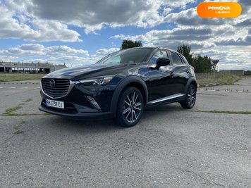 Mazda CX-3, 2015, Бензин, 2 л., 120 тис. км, Позашляховик / Кросовер, Чорний, Суми Cars-Pr-242640 фото