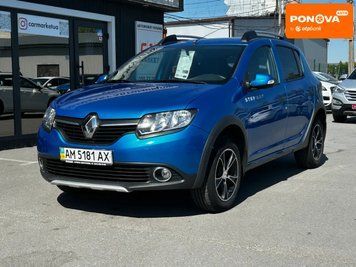Renault Sandero, 2014 р., Дизель, 149 тис. км, Хетчбек, Синій, Житомир AT-10416844 фото