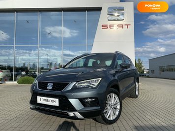 SEAT Ateca, 2018, Дизель, 1.6 л., 98 тис. км, Позашляховик / Кросовер, Сірий, Львів 209758 фото