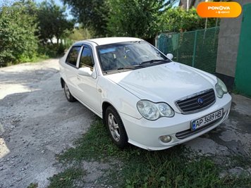 Geely CK-2, 2011, Бензин, 1.5 л., 140 тис. км, Седан, Білий, Запоріжжя Cars-Pr-212067 фото