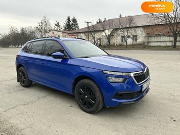 Skoda Kamiq, 2021, Бензин, 1.6 л., 102 тис. км, Позашляховик / Кросовер, Синій, Малин Cars-Pr-131762 фото