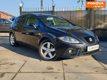 SEAT Leon, 2008, Бензин, 1.98 л., 213 тис. км, Хетчбек, Чорний, Київ 280456 фото