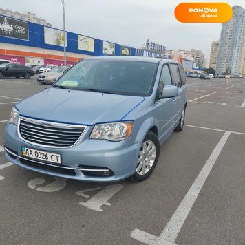 Chrysler Town & Country, 2016, Газ пропан-бутан / Бензин, 3.6 л., 151 тис. км, Мінівен, Синій, Київ Cars-Pr-240459 фото