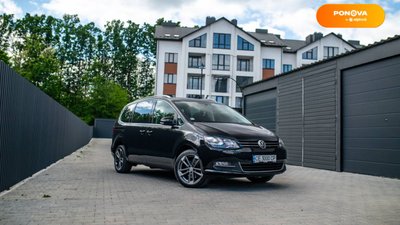 Volkswagen Sharan, 2016, Дизель, 1.97 л., 134 тыс. км, Минивен, Чорный, Черновцы Cars-Pr-58250 фото