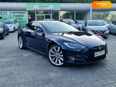 Tesla Model S, 2014, Електро, 120 тис. км, Ліфтбек, Синій, Дніпро (Дніпропетровськ) 16472 фото