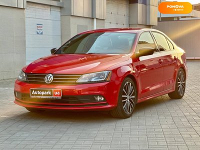 Volkswagen Jetta, 2016, Бензин, 1.8 л., 139 тис. км, Седан, Червоний, Одеса 35820 фото