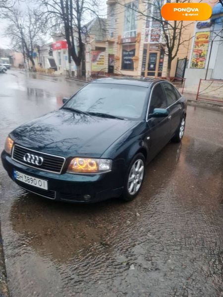 Audi A6, 2002, Дизель, 2.5 л., 300 тис. км, Седан, Зелений, Білгород-Дністровський Cars-Pr-69118 фото