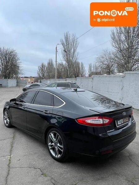 Ford Fusion, 2014 г., Гібрид (MHEV), 124 тыс. км, Седан, Чорный, Запорожье AT-10409129 фото