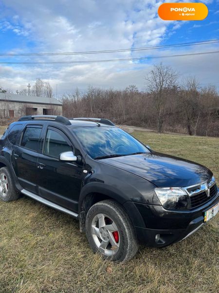 Renault Duster, 2012, Газ пропан-бутан / Бензин, 2 л., 163 тыс. км, Внедорожник / Кроссовер, Чорный, Кам'янець-Подільський Cars-Pr-63180 фото