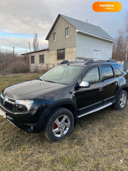 Renault Duster, 2012, Газ пропан-бутан / Бензин, 2 л., 163 тыс. км, Внедорожник / Кроссовер, Чорный, Кам'янець-Подільський Cars-Pr-63180 фото