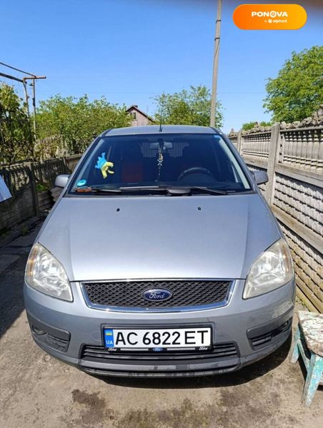 Ford Focus C-Max, 2005, Бензин, 1.6 л., 190 тис. км, Мікровен, Сірий, Володимир-Волинський Cars-Pr-59696 фото