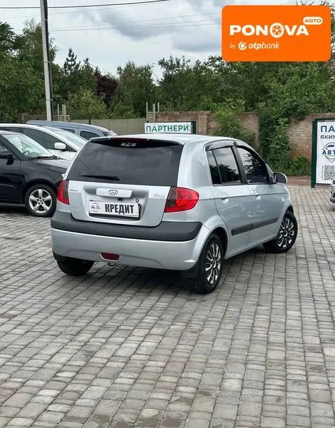 Hyundai Getz, 2006 р., Газ метан / Бензин, 187 тис. км, Хетчбек, Сірий, Кривий Ріг AT-10422539 фото