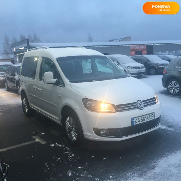 Volkswagen Caddy пасс., 2014, Дизель, 1.6 л., 221 тис. км, Універсал, Білий, Житомир 5641 фото