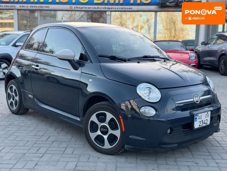 Fiat 500e, 2017 р., Електро, 78 тис. км, Хетчбек, Чорний, Дніпро (Дніпропетровськ) AT-10418160 фото