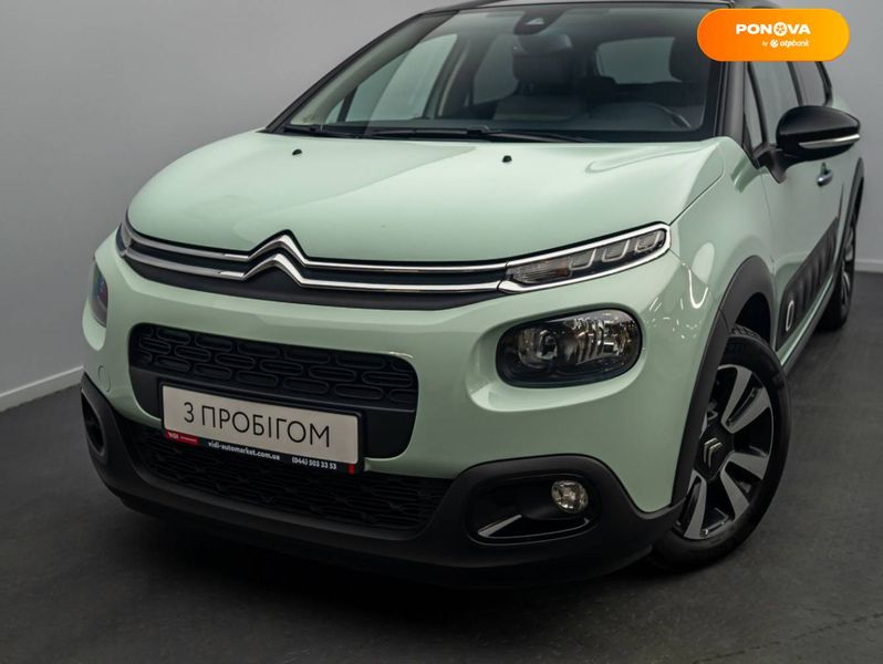 Citroen C3, 2018, Бензин, 1.2 л., 76 тыс. км, Хетчбек, Зеленый, Киев 30003 фото