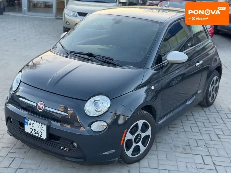Fiat 500e, 2017 р., Електро, 78 тис. км, Хетчбек, Чорний, Дніпро (Дніпропетровськ) AT-10418160 фото