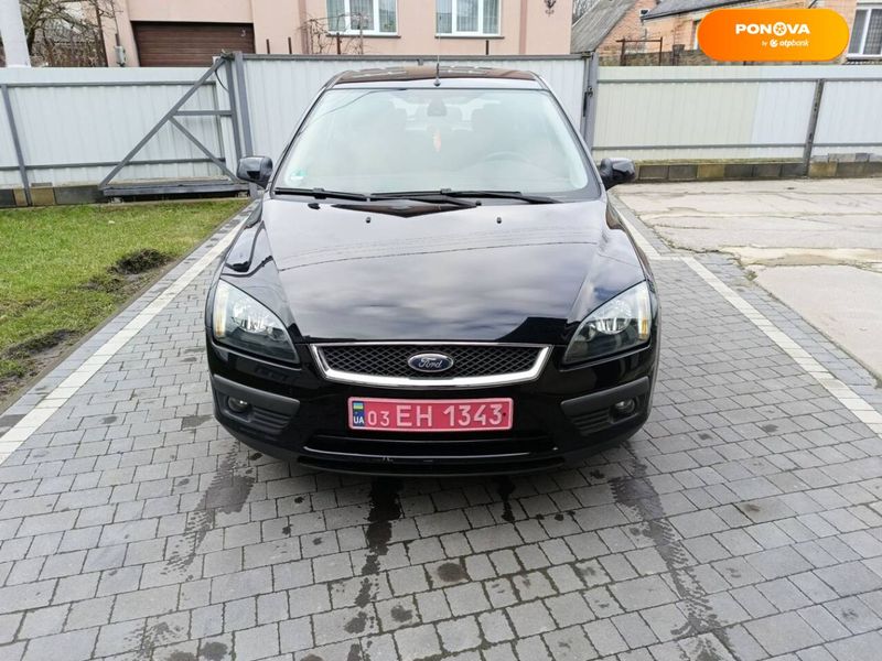 Ford Focus, 2006, Бензин, 1.6 л., 215 тыс. км, Хетчбек, Чорный, Луцк Cars-Pr-67517 фото