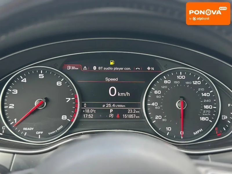 Audi A6, 2012 р., Бензин, 151 тис. км, Хетчбек, Сірий, Луцьк AT-10417404 фото