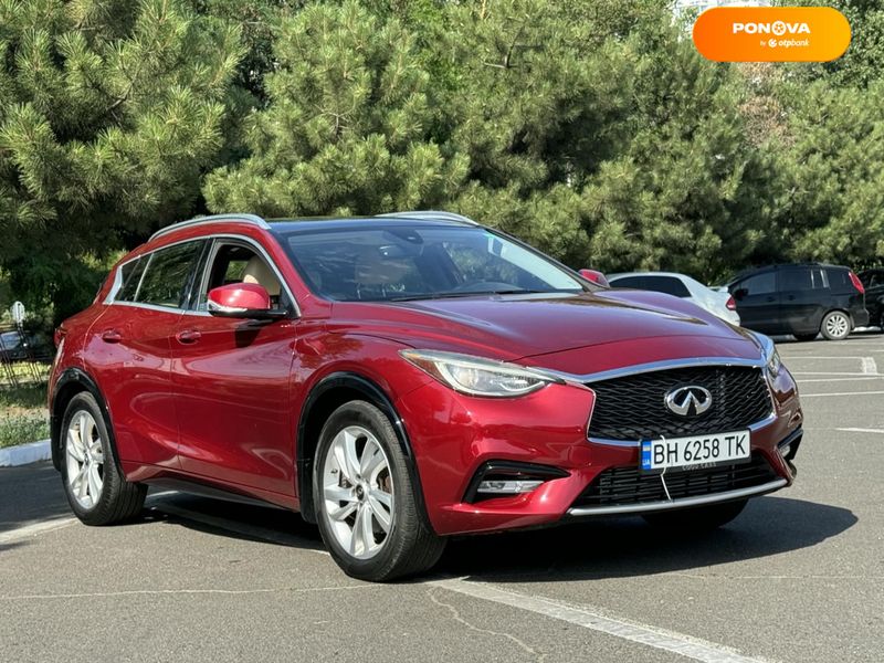 Infiniti QX30, 2016, Бензин, 1.99 л., 196 тис. км, Позашляховик / Кросовер, Червоний, Одеса 107211 фото