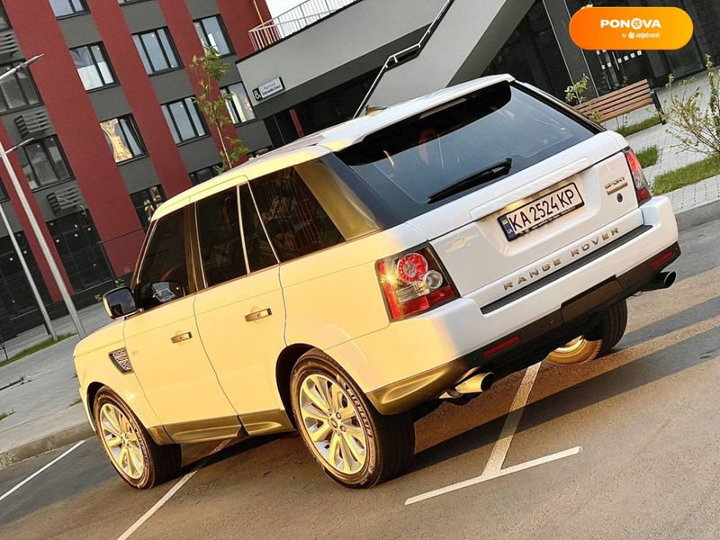 Land Rover Range Rover Sport, 2010, Бензин, 5 л., 142 тыс. км, Внедорожник / Кроссовер, Белый, Киев 13300 фото