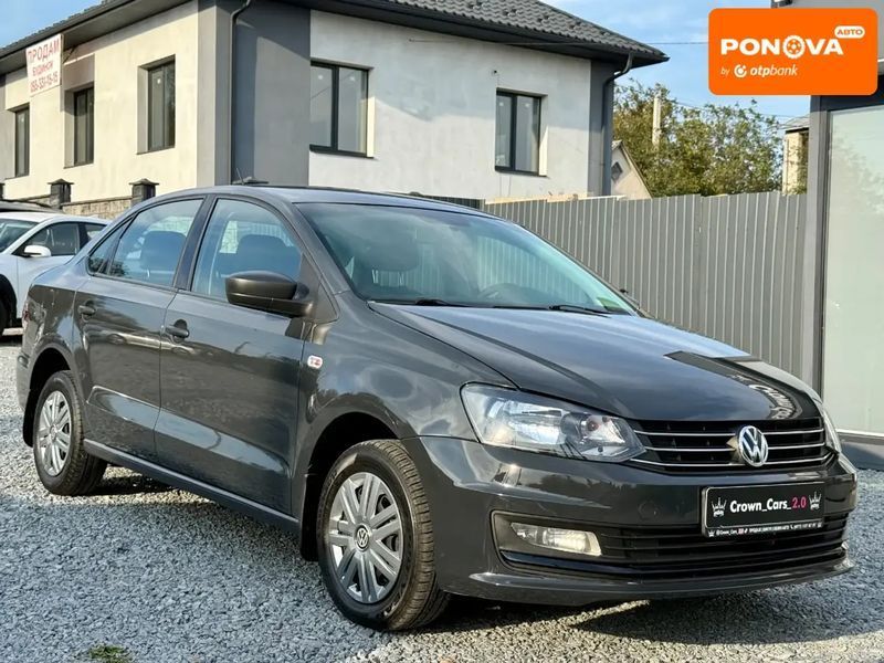 Volkswagen Polo, 2018 р., Бензин, 160 тис. км, Седан, Сірий, Рівне AT-10401547 фото