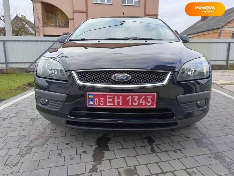 Ford Focus, 2006, Бензин, 1.6 л., 215 тыс. км, Хетчбек, Чорный, Луцк Cars-Pr-67517 фото