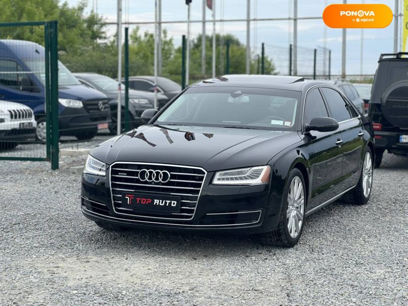 Audi A8, 2015, Бензин, 3 л., 195 тыс. км, Седан, Чорный, Львов 103121 фото