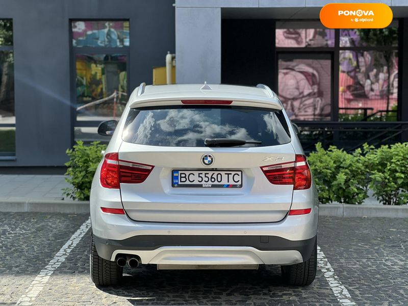 BMW X3, 2015, Бензин, 2 л., 113 тыс. км, Внедорожник / Кроссовер, Серый, Львов 111032 фото