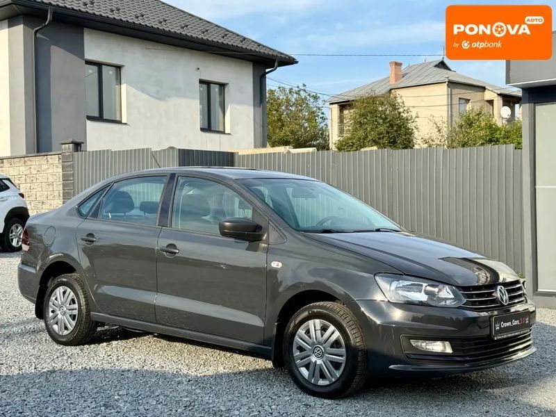 Volkswagen Polo, 2018 р., Бензин, 160 тис. км, Седан, Сірий, Рівне AT-10401547 фото