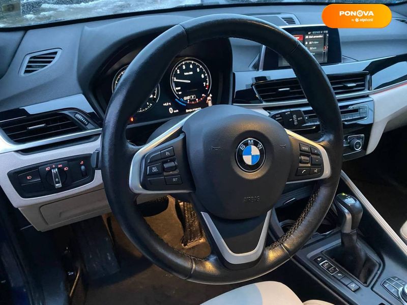 BMW X1, 2018, Бензин, 2 л., 66 тис. км, Позашляховик / Кросовер, Синій, Львів 15002 фото