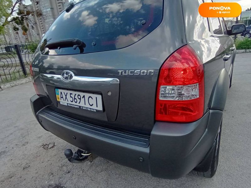 Hyundai Tucson, 2008, Газ пропан-бутан / Бензин, 1.99 л., 226 тис. км, Позашляховик / Кросовер, Сірий, Харків 44672 фото