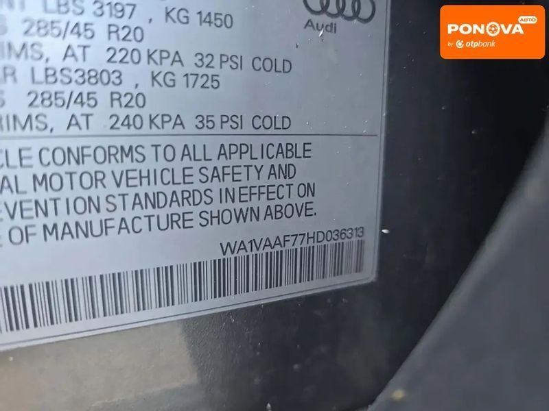 Audi Q7, 2017 р., Бензин, 236 тис. км, Позашляховик / Кросовер, Сірий, Луцьк AT-10407178 фото