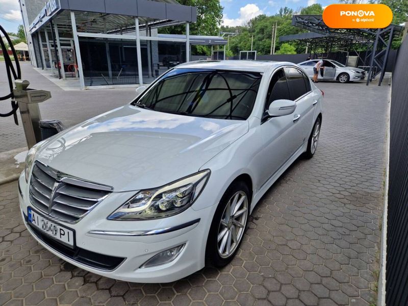 Hyundai Genesis, 2013, Бензин, 5 л., 157 тис. км, Седан, Білий, Бровари Cars-Pr-68110 фото