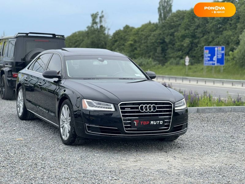 Audi A8, 2015, Бензин, 3 л., 195 тыс. км, Седан, Чорный, Львов 103121 фото