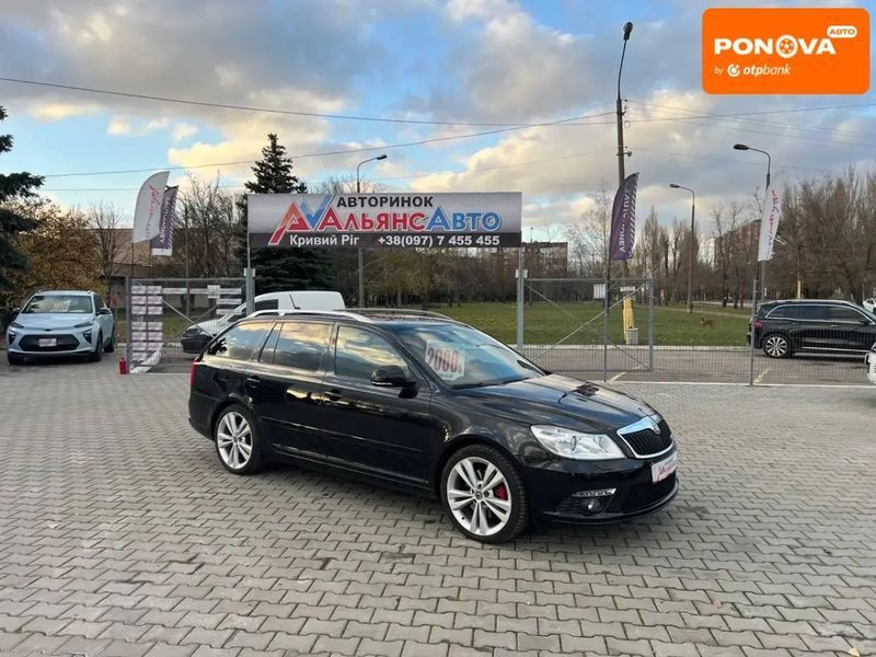 Skoda Octavia, 2010 р., Бензин, 203 тис. км, Універсал, Чорний, Кривий Ріг AT-10405122 фото