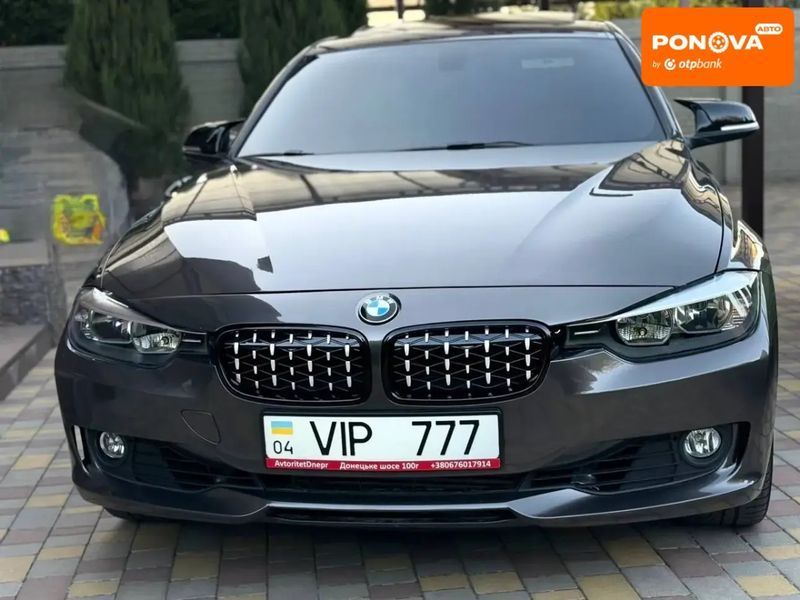 BMW 3 Series, 2015 р., Бензин, 101 тис. км, Седан, Сірий, Дніпро (Дніпропетровськ) AT-10401772 фото