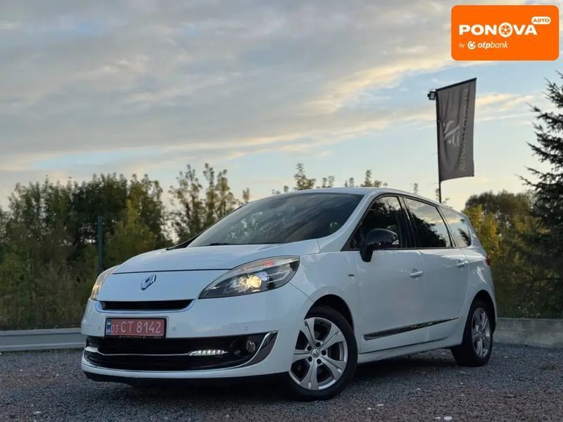 Renault Grand Scenic, 2013 г., Дизель, 234 тыс. км, Минивен, Белый, Дрогобыч AT-10401491 фото