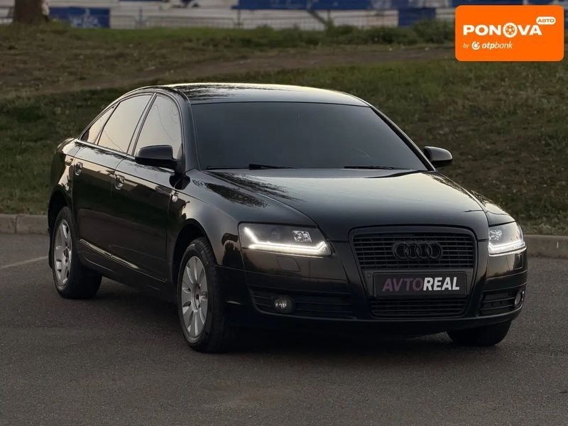 Audi A6, 2007 р., Бензин, 203 тис. км, Седан, Чорний, Кривий Ріг AT-10430733 фото
