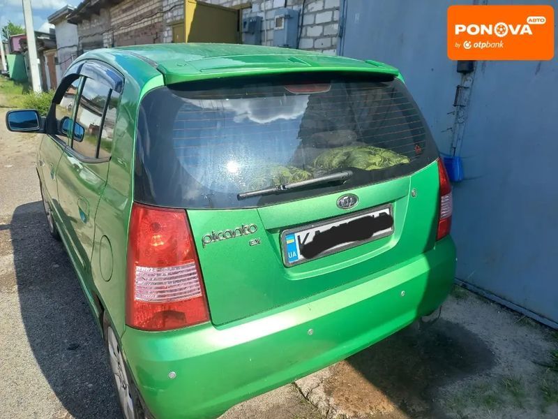 Kia Picanto, 2007 г., Бензин, 168 тыс. км, Хетчбек, Зеленый, Козелець AT-10403899 фото