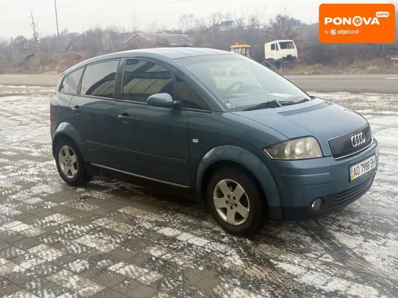 Audi A2, 2001 г., Бензин, 225 тыс. км, Хетчбек, Синий, Тячев AT-10406920 фото