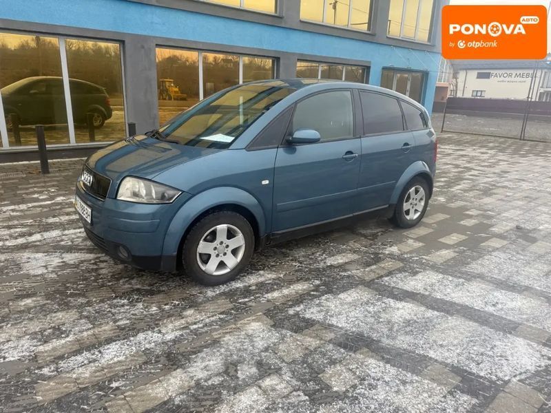 Audi A2, 2001 г., Бензин, 225 тыс. км, Хетчбек, Синий, Тячев AT-10406920 фото