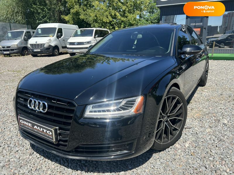 Audi A8, 2015, Бензин, 3 л., 122 тис. км, Седан, Чорний, Київ 107965 фото