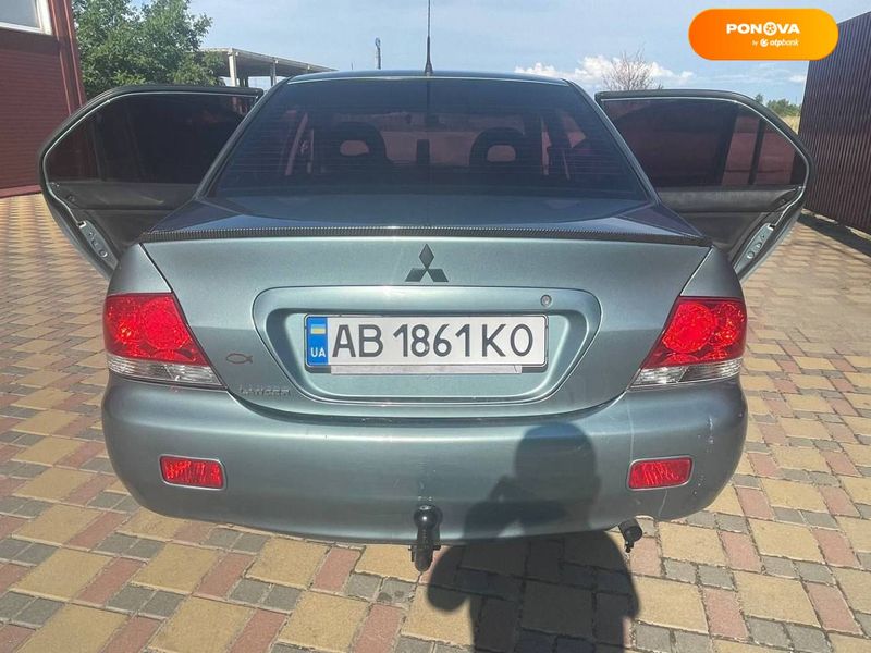 Mitsubishi Lancer, 2006, Газ пропан-бутан / Бензин, 1.58 л., 337 тыс. км, Седан, Зеленый, Гайсин Cars-Pr-66192 фото