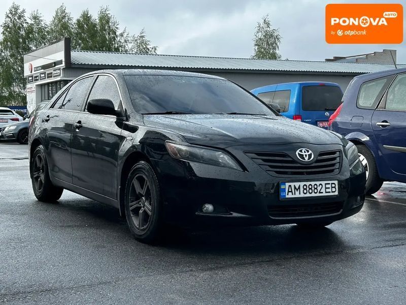 Toyota Camry, 2006 г., Газ пропан-бутан / Бензин, 201 тыс. км, Седан, Чорный, Житомир AT-10416967 фото