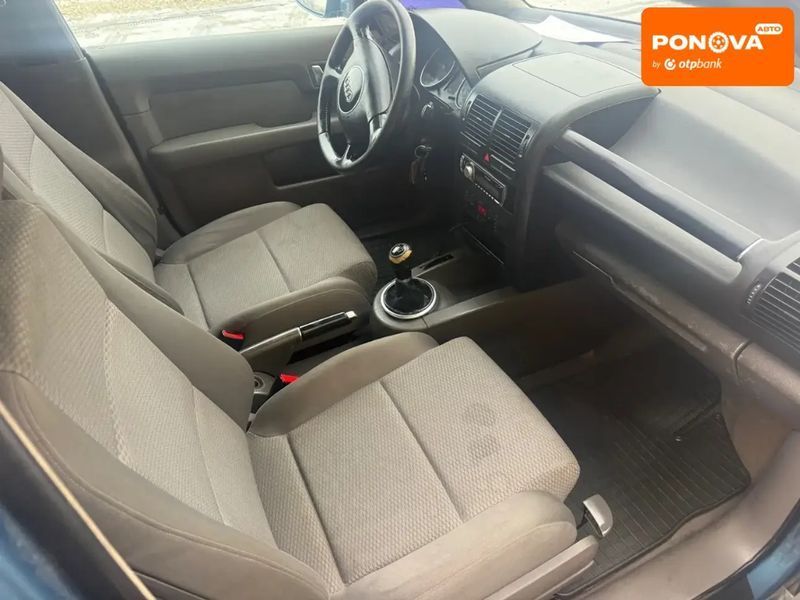 Audi A2, 2001 г., Бензин, 225 тыс. км, Хетчбек, Синий, Тячев AT-10406920 фото