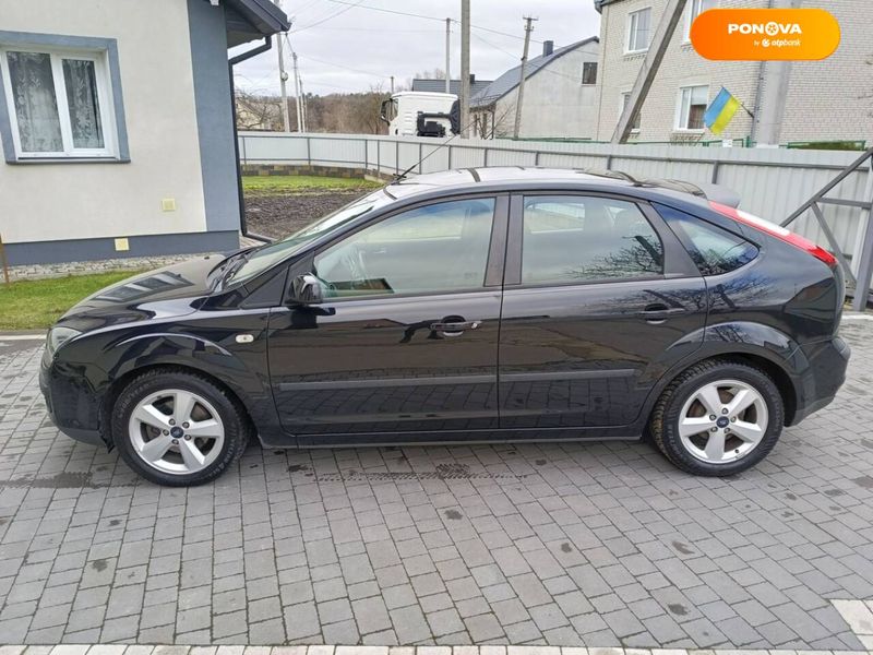 Ford Focus, 2006, Бензин, 1.6 л., 215 тыс. км, Хетчбек, Чорный, Луцк Cars-Pr-67517 фото