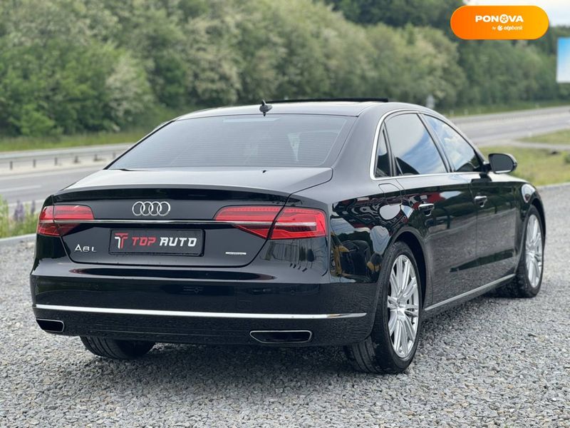 Audi A8, 2015, Бензин, 3 л., 195 тис. км, Седан, Чорний, Львів 103121 фото