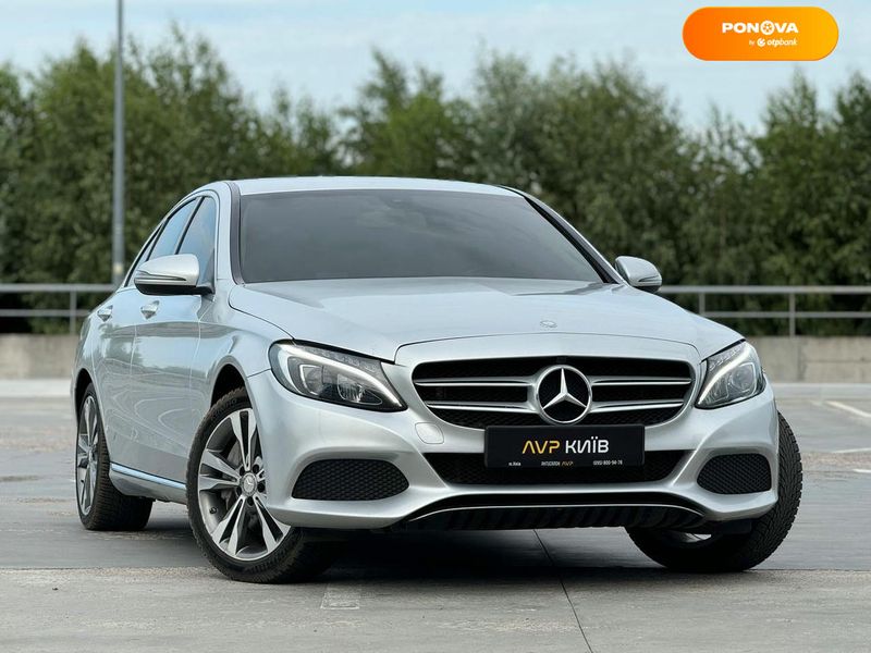 Mercedes-Benz C-Class, 2016, Гібрид (HEV), 1.99 л., 123 тис. км, Седан, Сірий, Київ 110873 фото