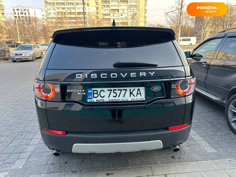 Land Rover Discovery Sport, 2016, Дизель, 187 тис. км, Позашляховик / Кросовер, Чорний, Львів 24384 фото